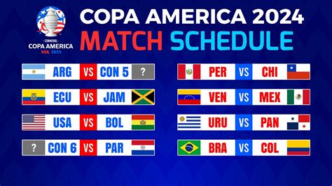 copa america schedule tv